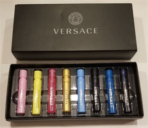 versace men's cologne sampler|Versace men's cologne sampler set.